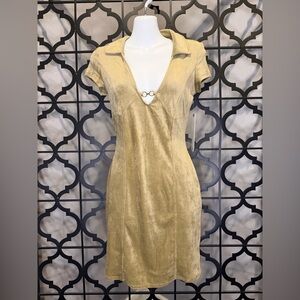 Almost Famous Sage Mini Dress